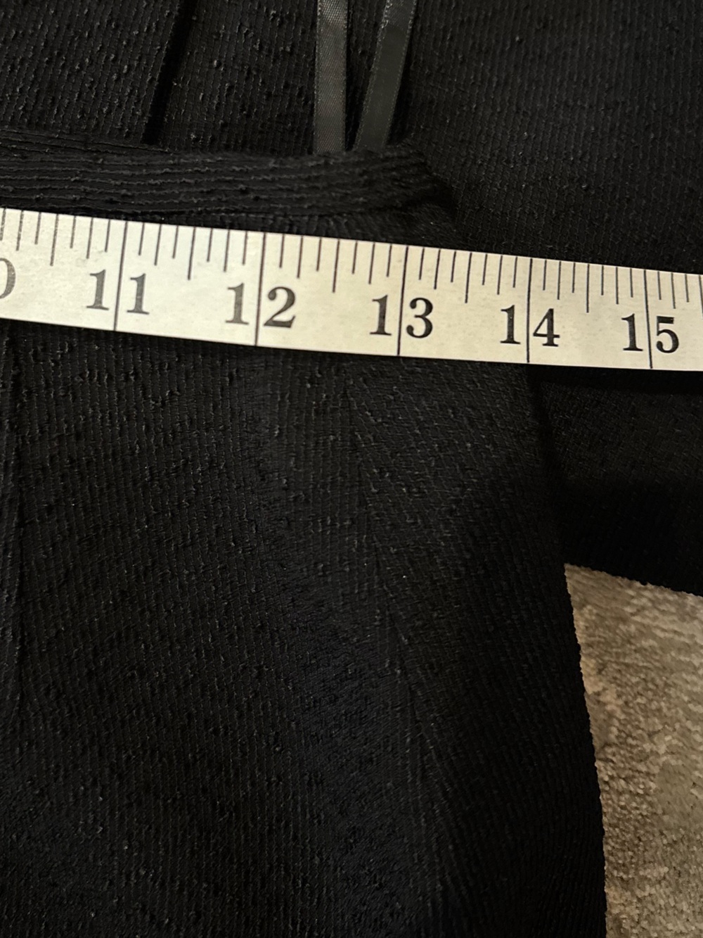 NWT ✨ Studio 148 Lafayette 148 NY Black Textured Skirt Suit Set women’s Size 8 - Picture 10 of 11